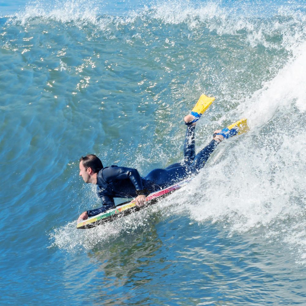 Bodyboard Boogie Board - บอร์ดบอดี้บอร์ดน้ำหนักเบาขนาด 33/37/41 นิ้ว พร้อมแกน EPS พื้น