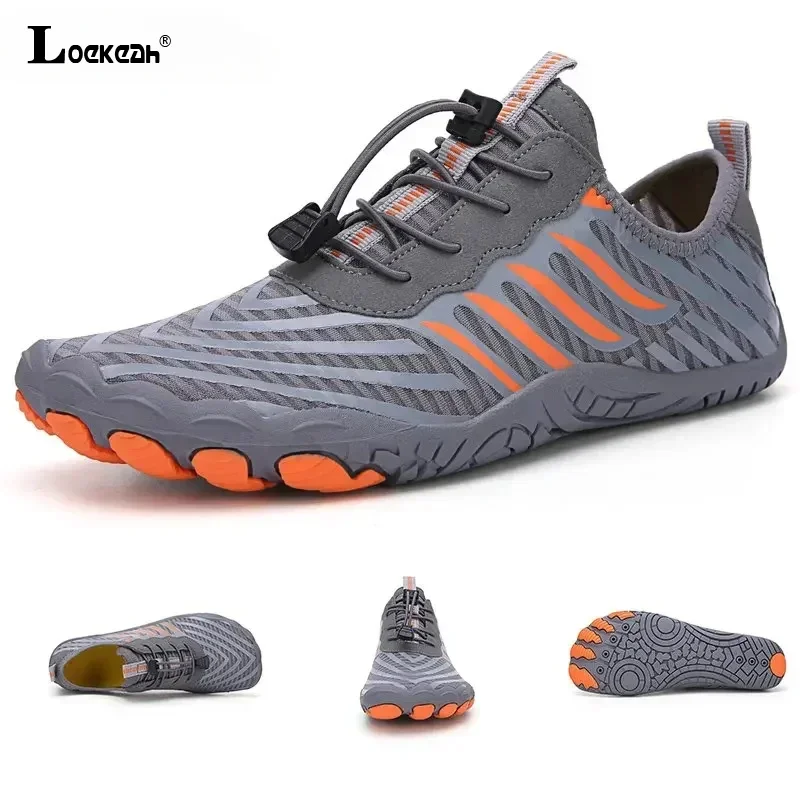 Aquatic Sports Shoes - รองเท้าน้ําสําหรับผู้ชายผู้หญิง Barefoot รองเท้าชายหาดแห้งเร็ว Aqua รองเท้าน้ําหนักเบากีฬารองเท้าผ้าใบเดินป่าท่องพายเรือตกปลา