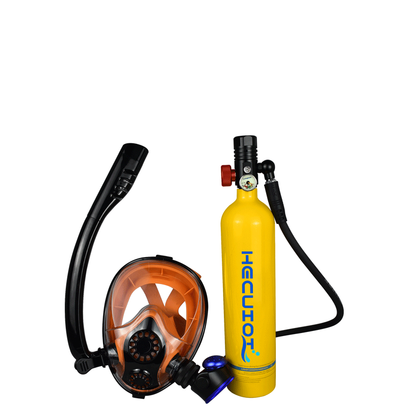 ชุดถังดําน้ําขนาดเล็ก 1LScuba, - Freediving Mask Set บทวิจารณ์และราคา
