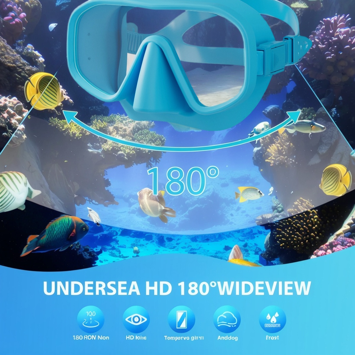 Professional Frameless กระจกนิ - Freediving Mask Set บทวิจารณ์และราคา