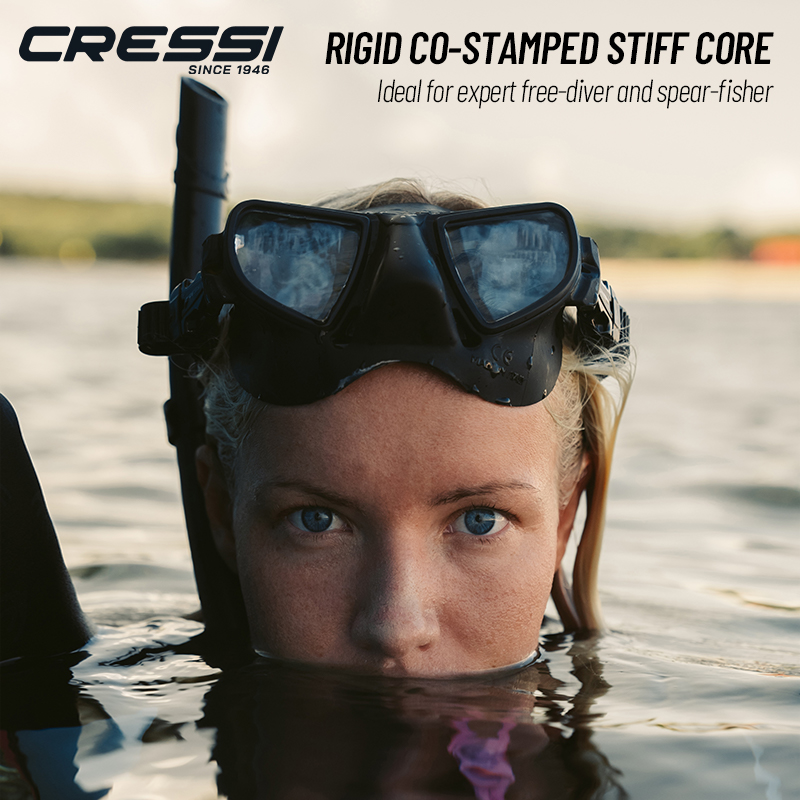 หน้ากากฟรีไดวิ่ง Cressi Framel - Freediving Mask Set บทวิจารณ์และราคา