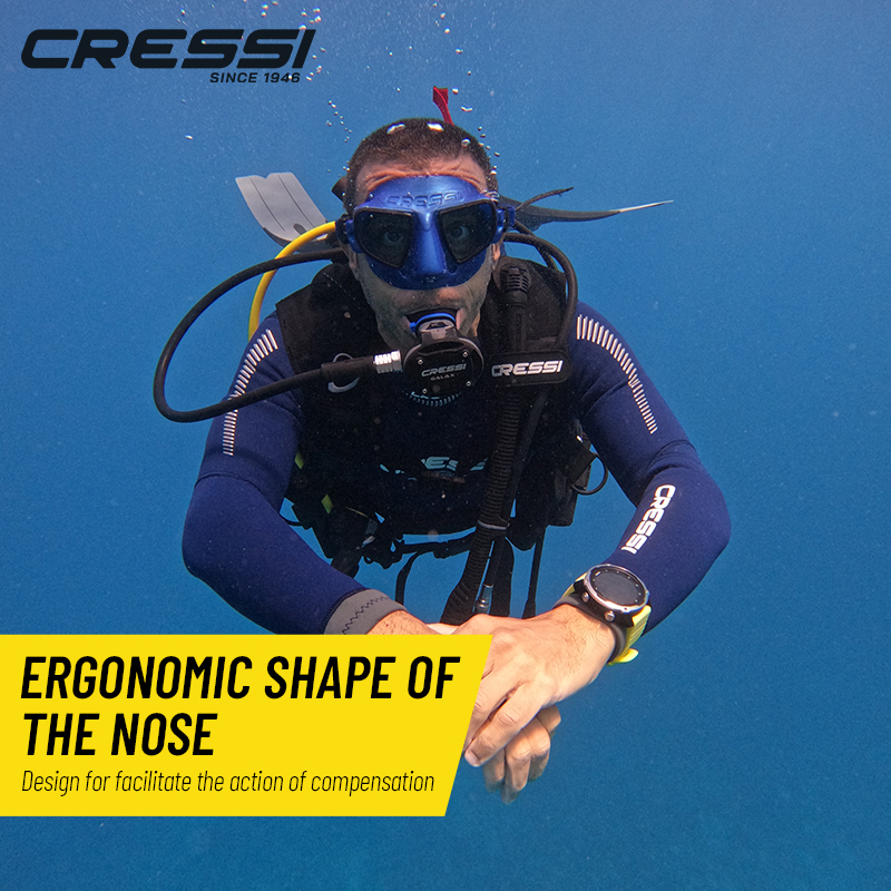 หน้ากากฟรีไดวิ่ง Cressi Framel - Freediving Mask Set บทวิจารณ์และราคา