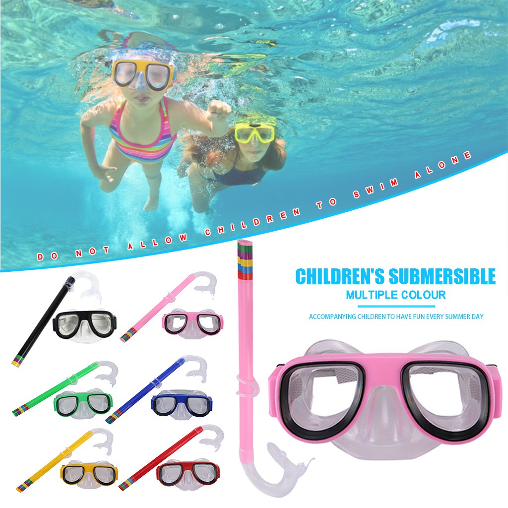ฤดูร้อนเด็กดําน้ําหน้ากากแว่นต - Freediving Mask Set บทวิจารณ์และราคา