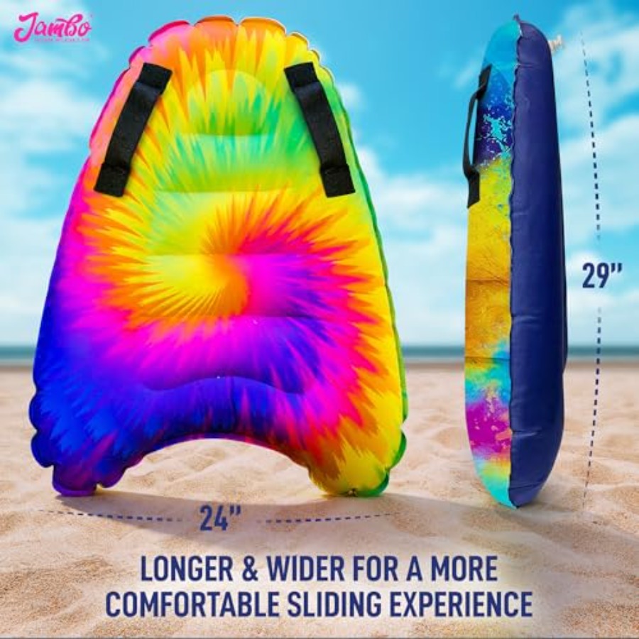 ชุดบอร์ดโต้คลื่นเป่าลม 4 ชิ้น  - Bodyboard Boogie Board บทวิจารณ์และราคา