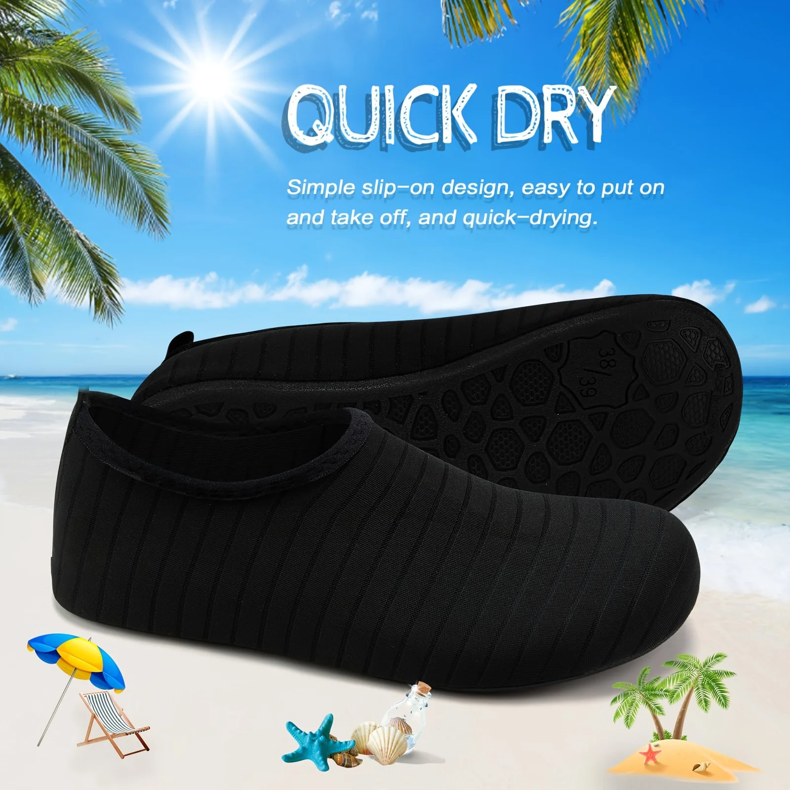 1 คู่รองเท้าน้ำผู้หญิงผู้ชายถุ - Aquatic Sports Shoes บทวิจารณ์และราคา