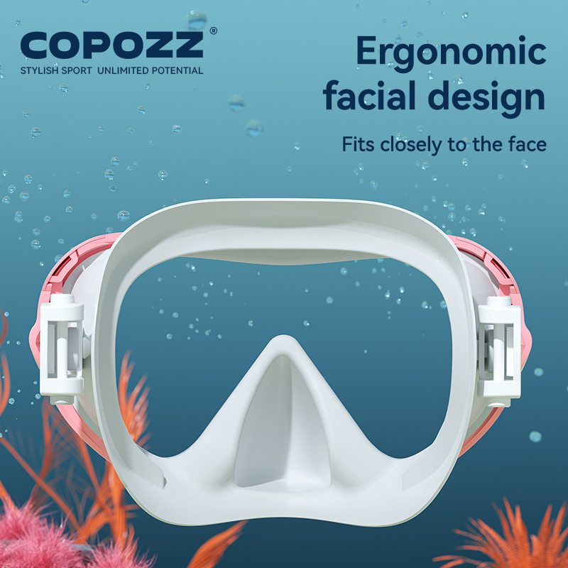 COPOZZ หน้ากากดำน้ำแบบใหม่ หน้ - Freediving Mask Set บทวิจารณ์และราคา