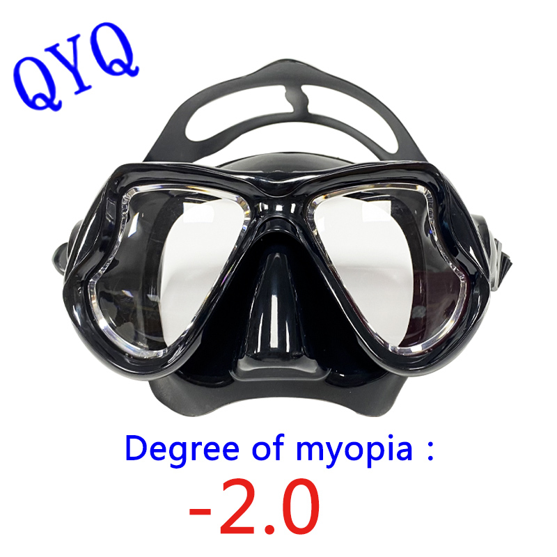 สายตาสั้นดำน้ำหน้ากากดำน้ำดูปะ - Freediving Mask Set บทวิจารณ์และราคา