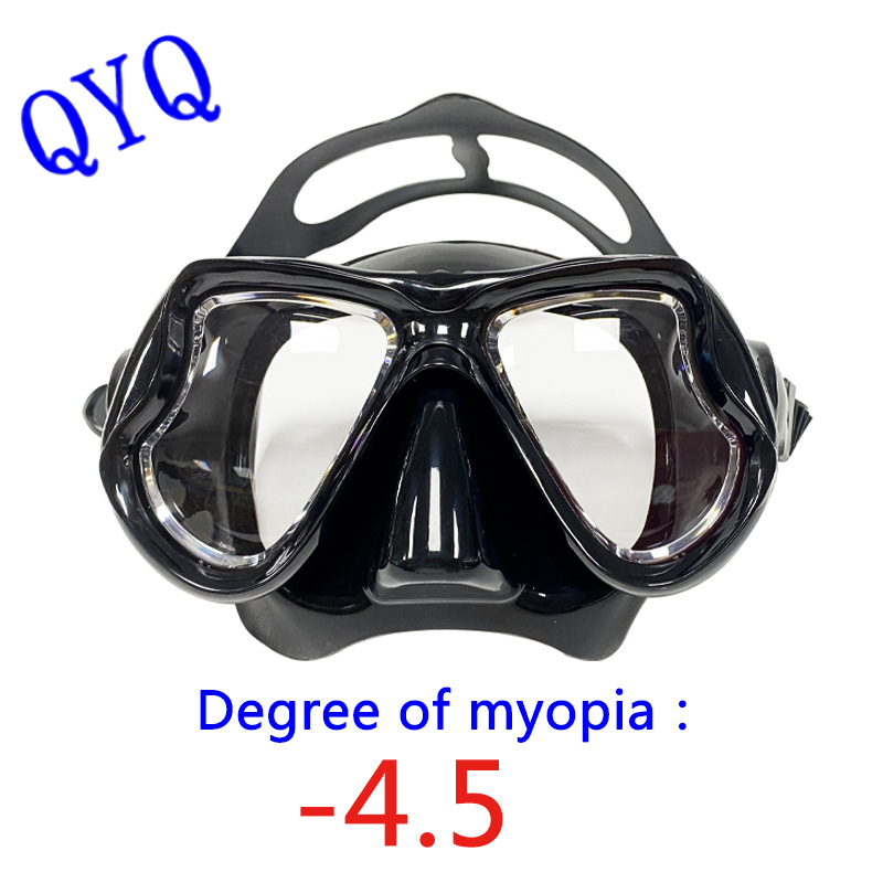 สายตาสั้นดำน้ำหน้ากากดำน้ำดูปะ - Freediving Mask Set บทวิจารณ์และราคา
