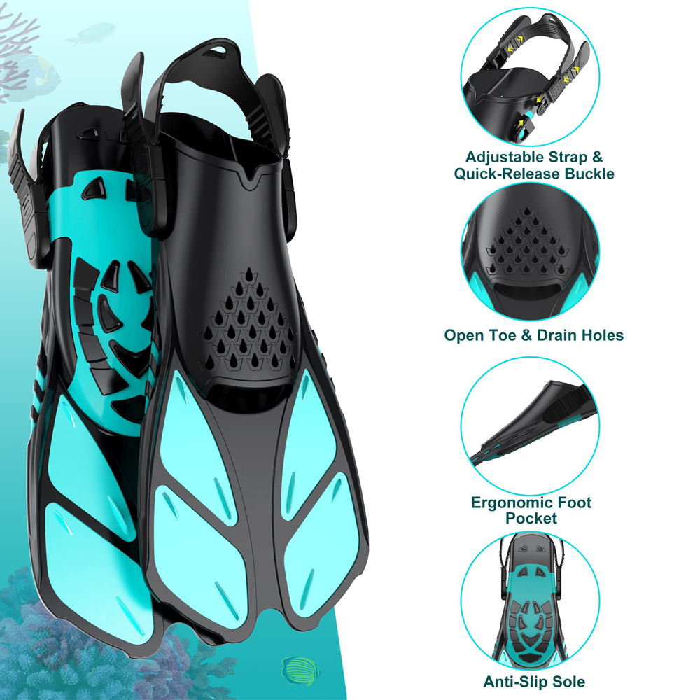ชุดหน้ากากดำน้ำตื้นพร้อมฟินและ - Freediving Mask Set บทวิจารณ์และราคา